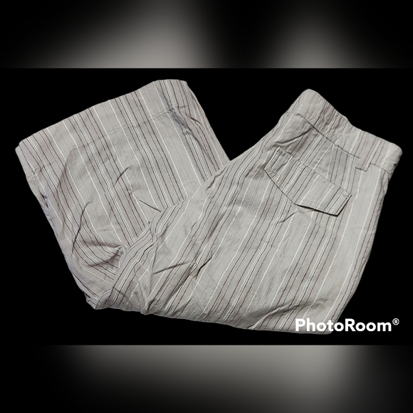 Retro Lee Striped Flowy Capris, sz 10 - Picture 3 of 5
